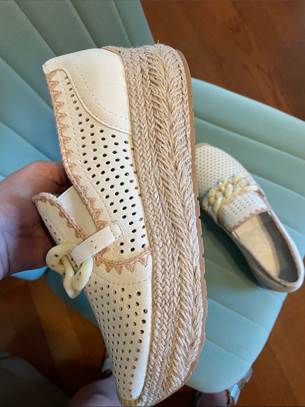 Dolce Vita Jhenee espadrille platform sneakers size 9.5 - Picture 7 of 8